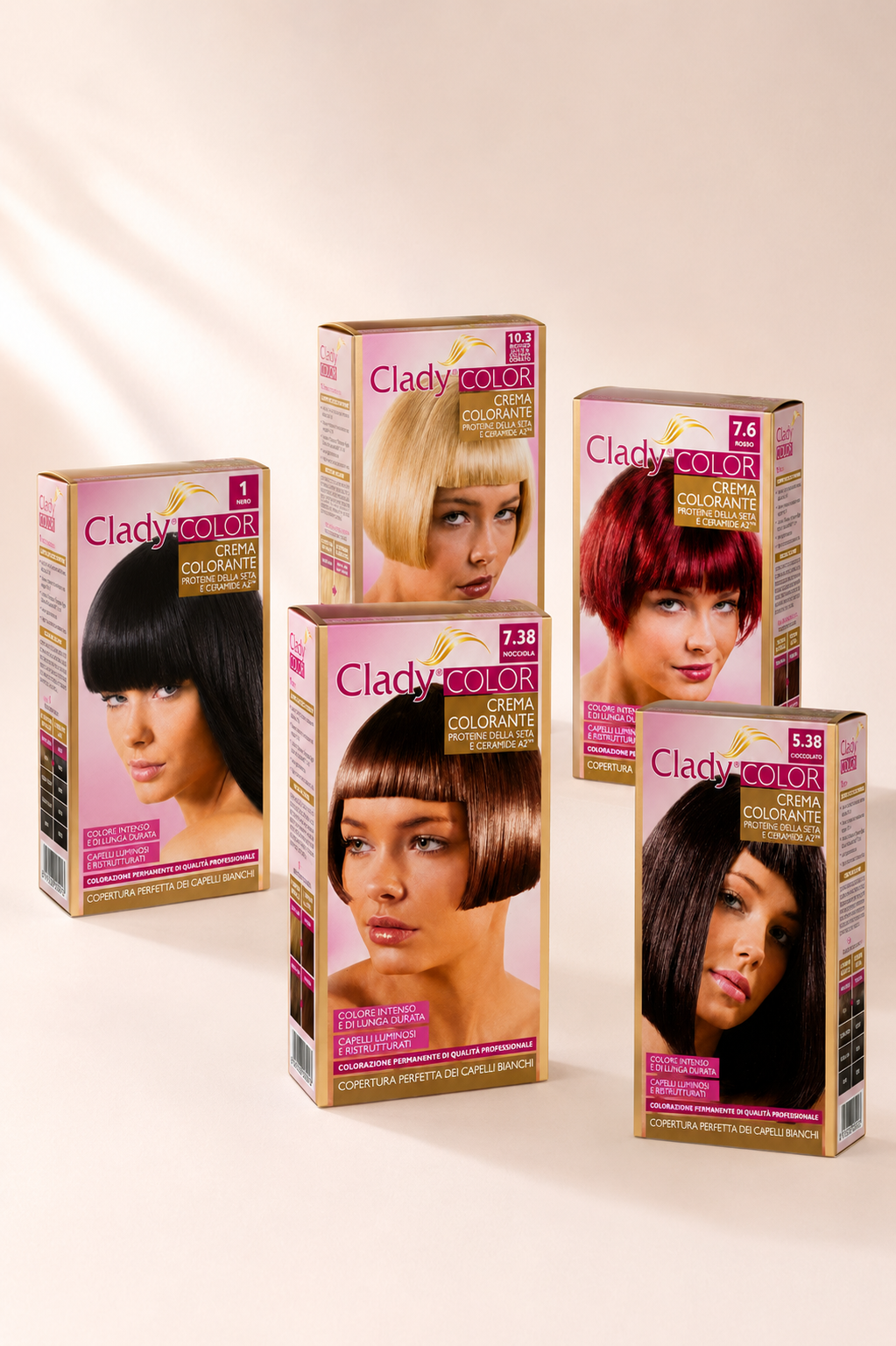 Gama Clady Color — vopsea profesională pentru păr